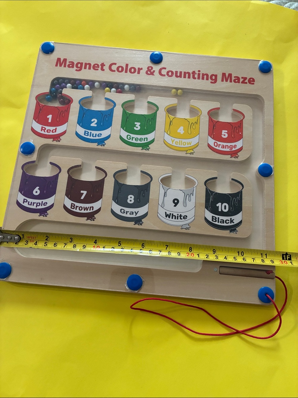 MAGNET COLOR & COUNTING MAZE - Picture 10 of 10